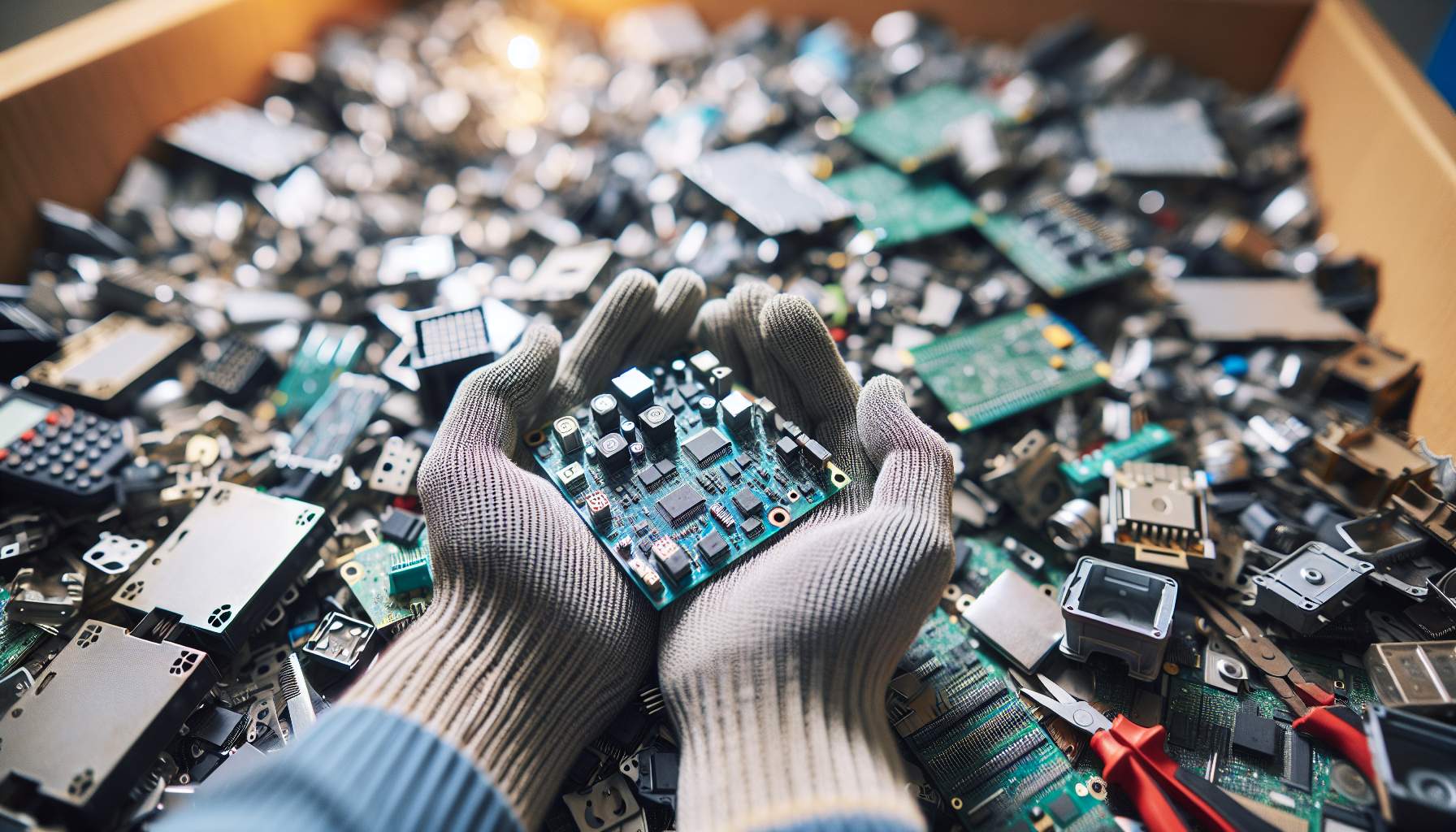 Recyclage innovant des composants électroniques : une solution durable